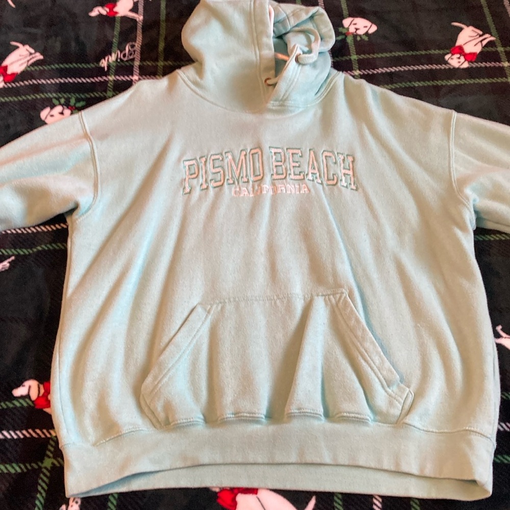 Mint Green Pismo Beach Hoodie Womens